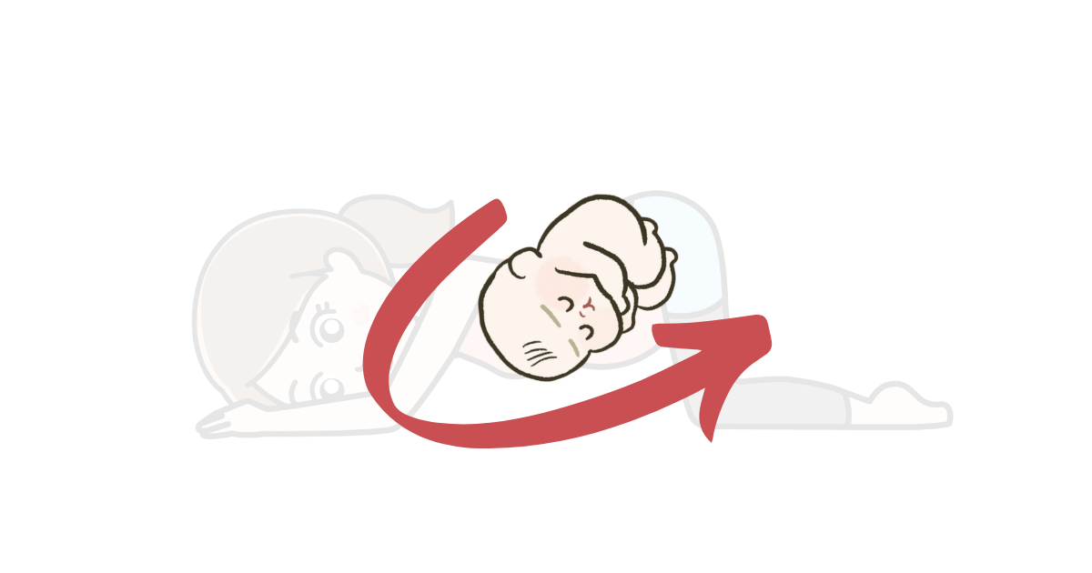 逆子体操で逆子が回転する原理の画像